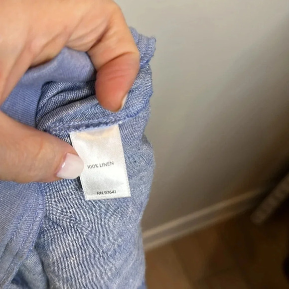 J. JILL 100% LINEN PULL ON PANTS - Picture 6 of 6